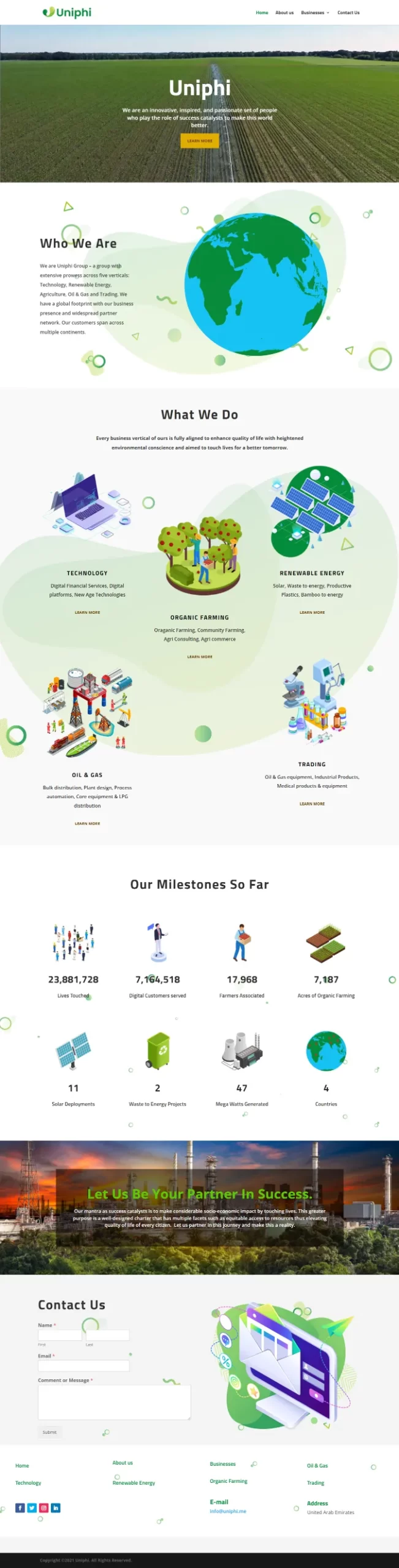 Uniphi Home Page scaled